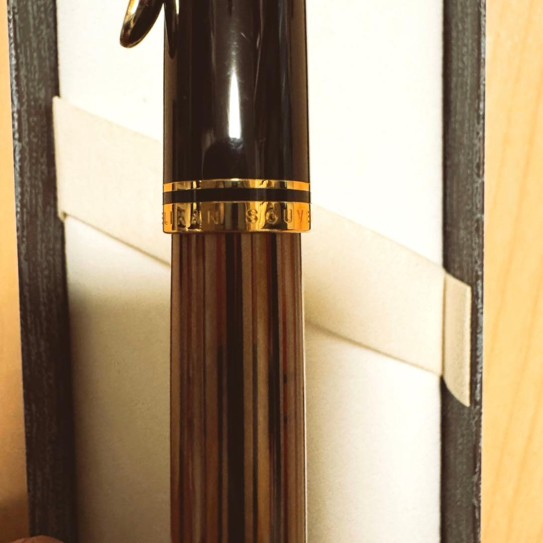 Pelikan 万年筆 茶縞　スーベレーンM400 ペリカン