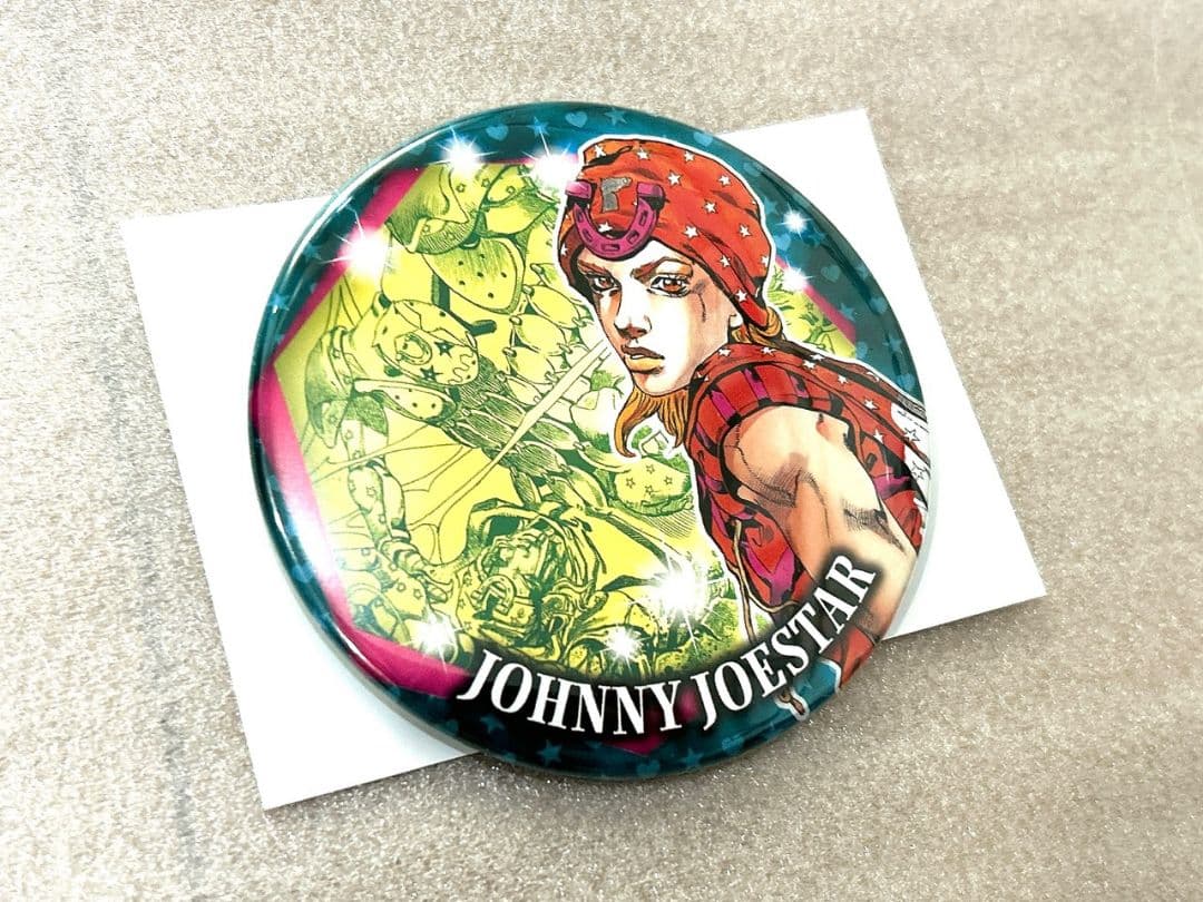 【希少】ジョジョ展 HEROES缶バッジ　ジョニィ・ジョースター