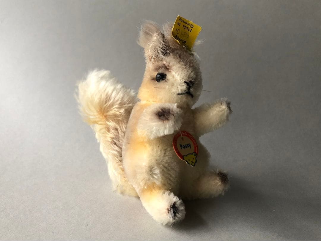 Steiff 　リスのPossy　グレー
