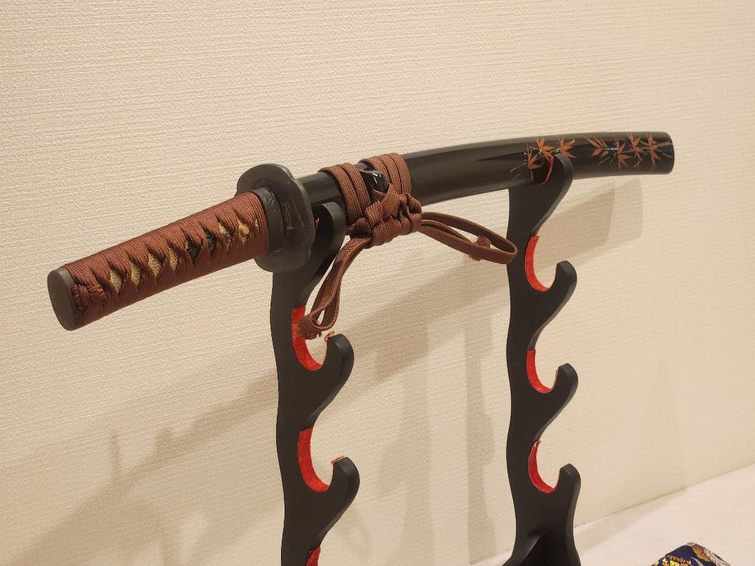 本漆塗 高級拵、脇差、高級模造刀