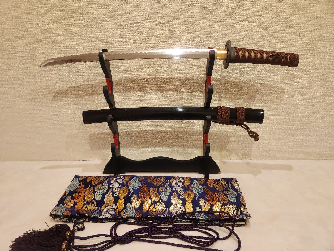 本漆塗 高級拵、脇差、高級模造刀