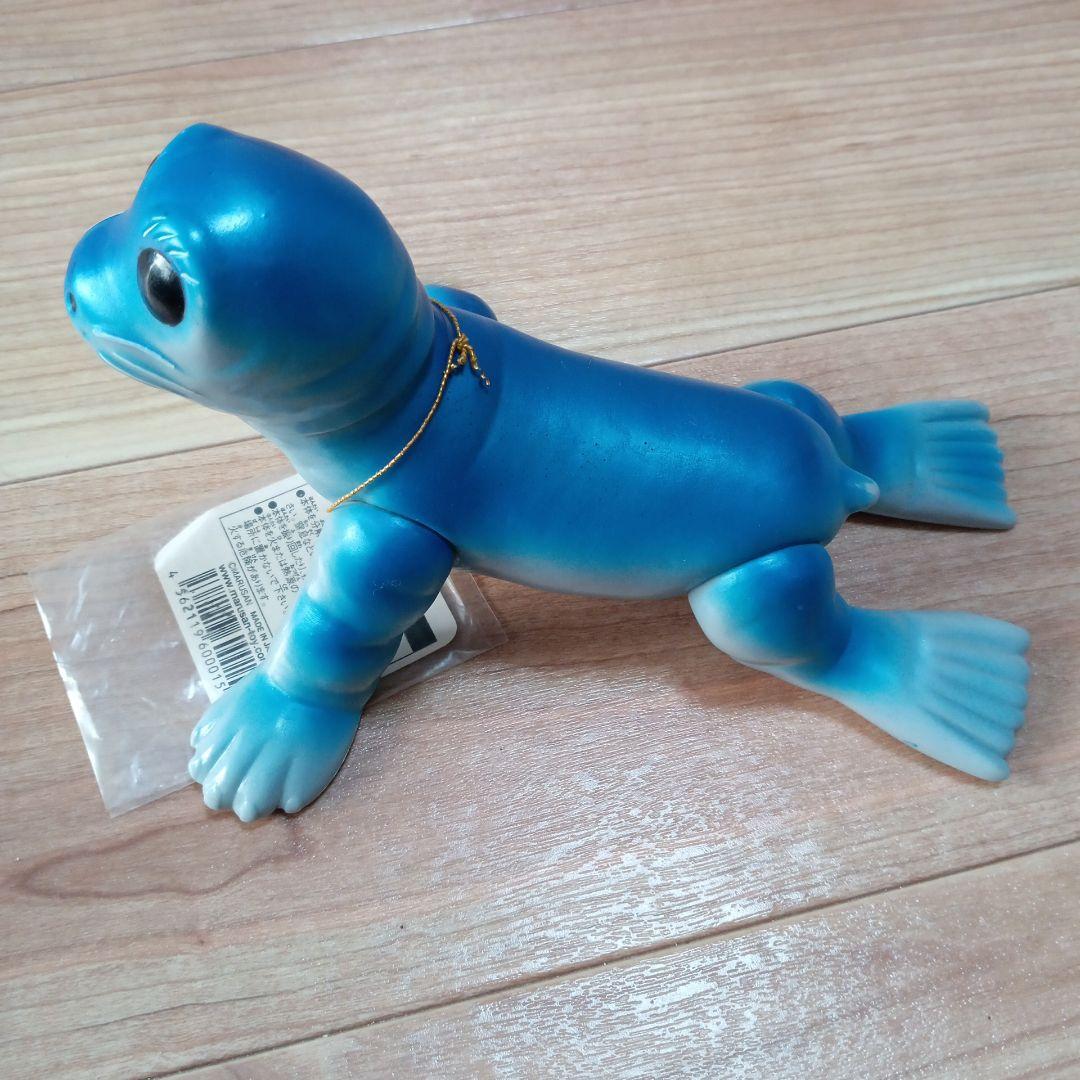 みんなのアイドル　海獣　タマちゃん　ソフビ　マルサン　タグ付き