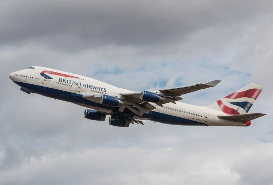 ブリティッシュ航空 Aviationtag ボーイング747-400