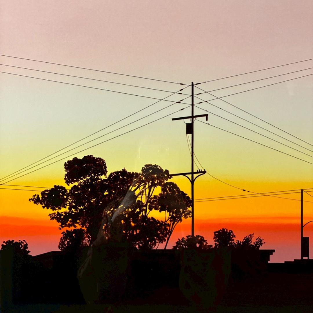 美品 ミッシェル・バテュ「海岸線」シルクスクリーン 大作 直筆サイン入 フランス