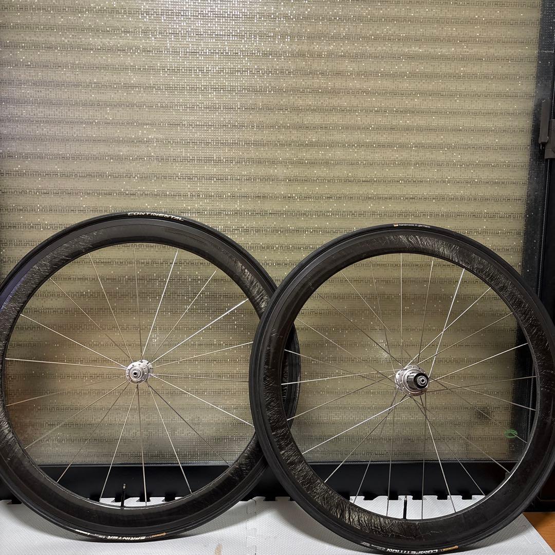 50mm 手組カーボンホイール チューブラー