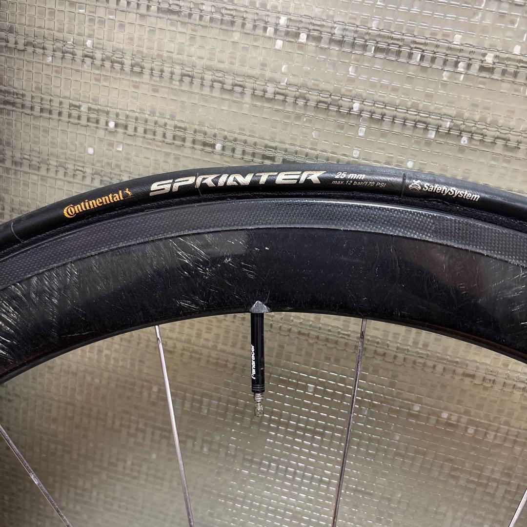 50mm 手組カーボンホイール チューブラー