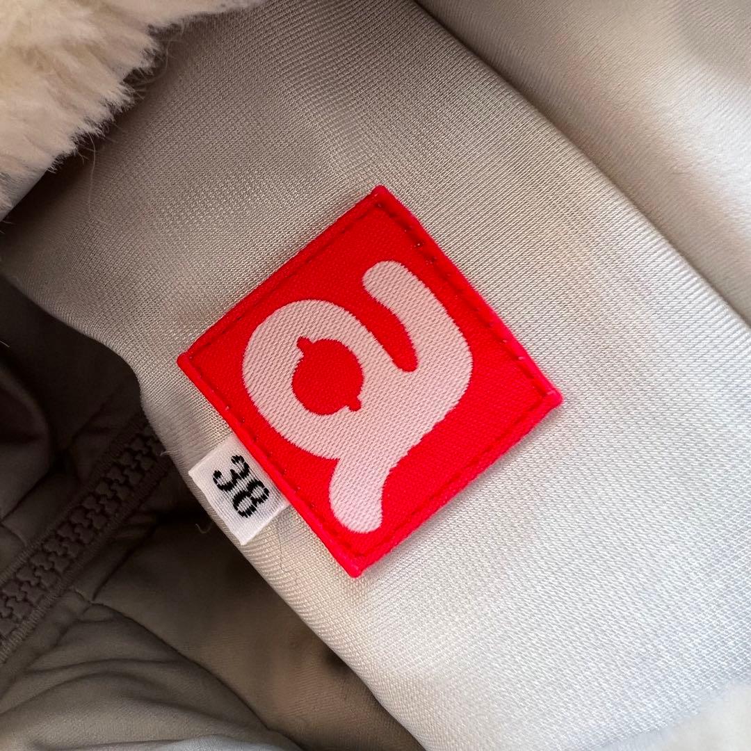 ARCHIVIO アルチビオ　ダウン　ワンピース　ファー　中綿　38 M グレー