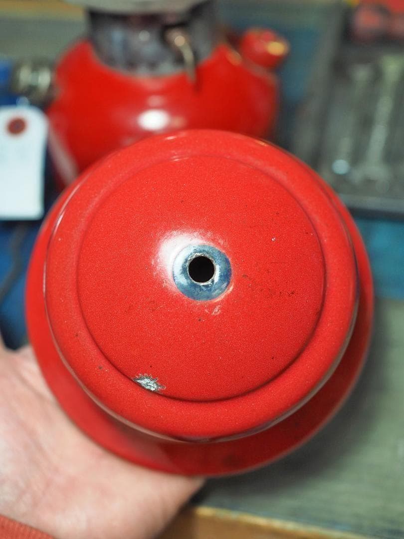 燃焼絶好調の陶器バーナー1954年8月 コールマン 200A ランタンs69