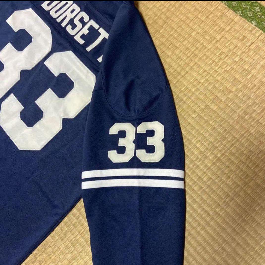 ホッケーシャツ　ミッチェル&ネス　カウボーイズ　サイズ54　ネイビー