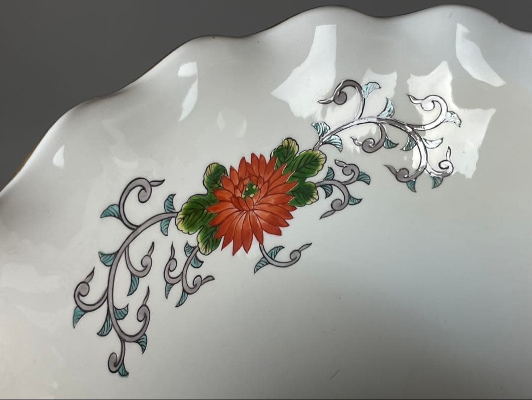 有田焼銘工 藤井勝雲 極上 染錦 花鳥図花瓶 金箔 金彩色絵 双耳 飾壷 置物