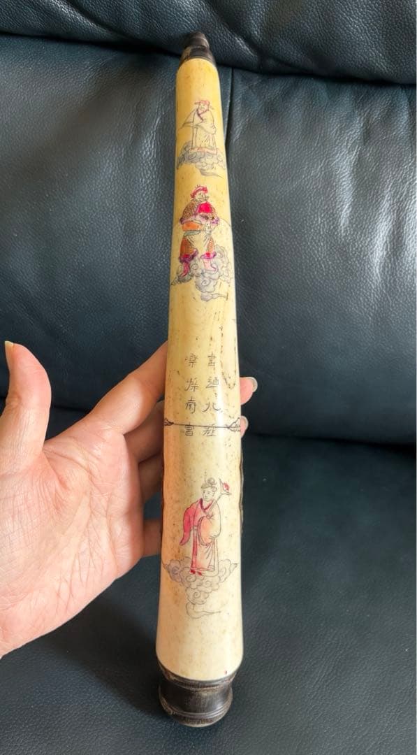 アンティーク 阿片 煙管 アヘンパイプ 煙管筒 中国骨董 中国古玩 古美術