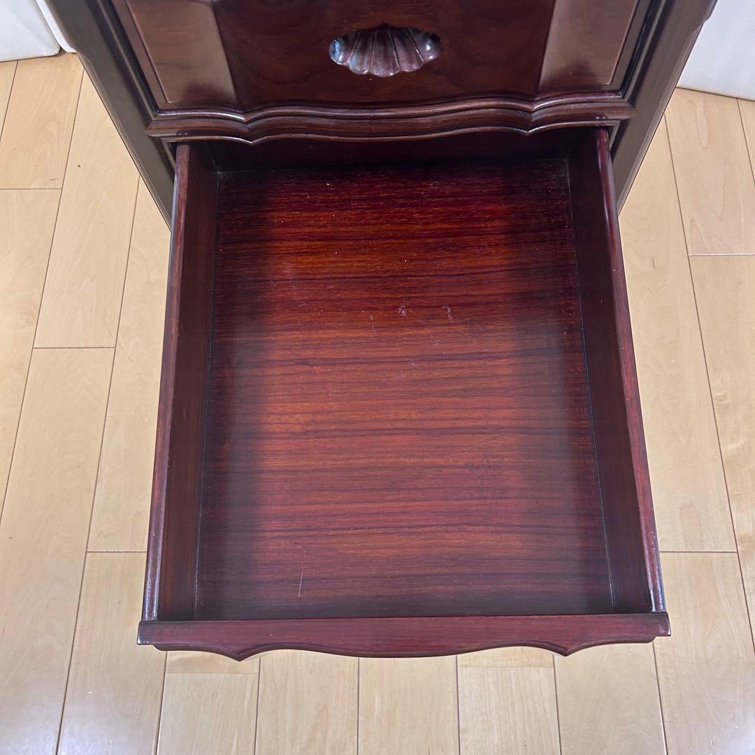 猫脚　螺鈿細工　薔薇柄　唐木　マホガニー　象嵌　古家具　英国　中国　貝殻細工