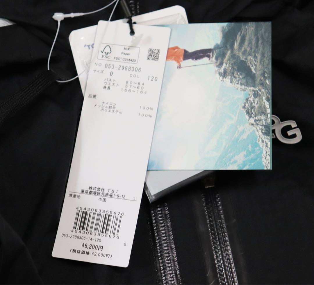 《パーリーゲイツ》新品 2Wayレインワンピースコート レインウェア 0