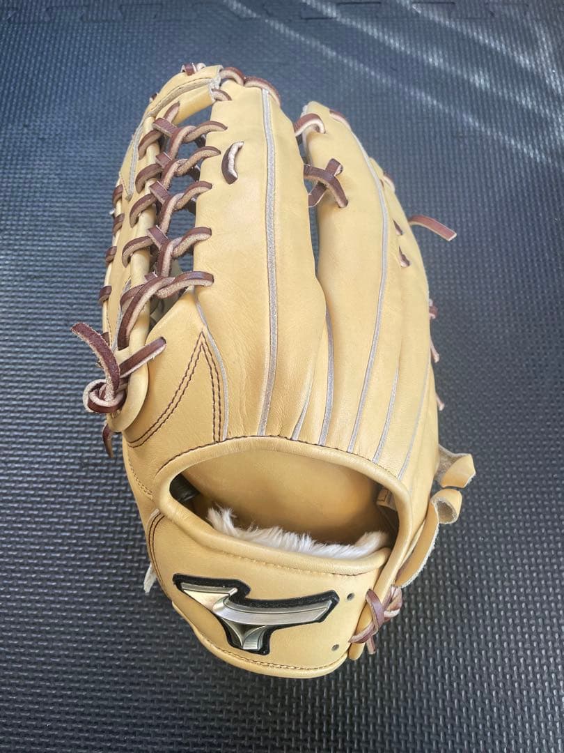 グローバルエリート　軟式グローブ　外野手　左投げ　キャメル