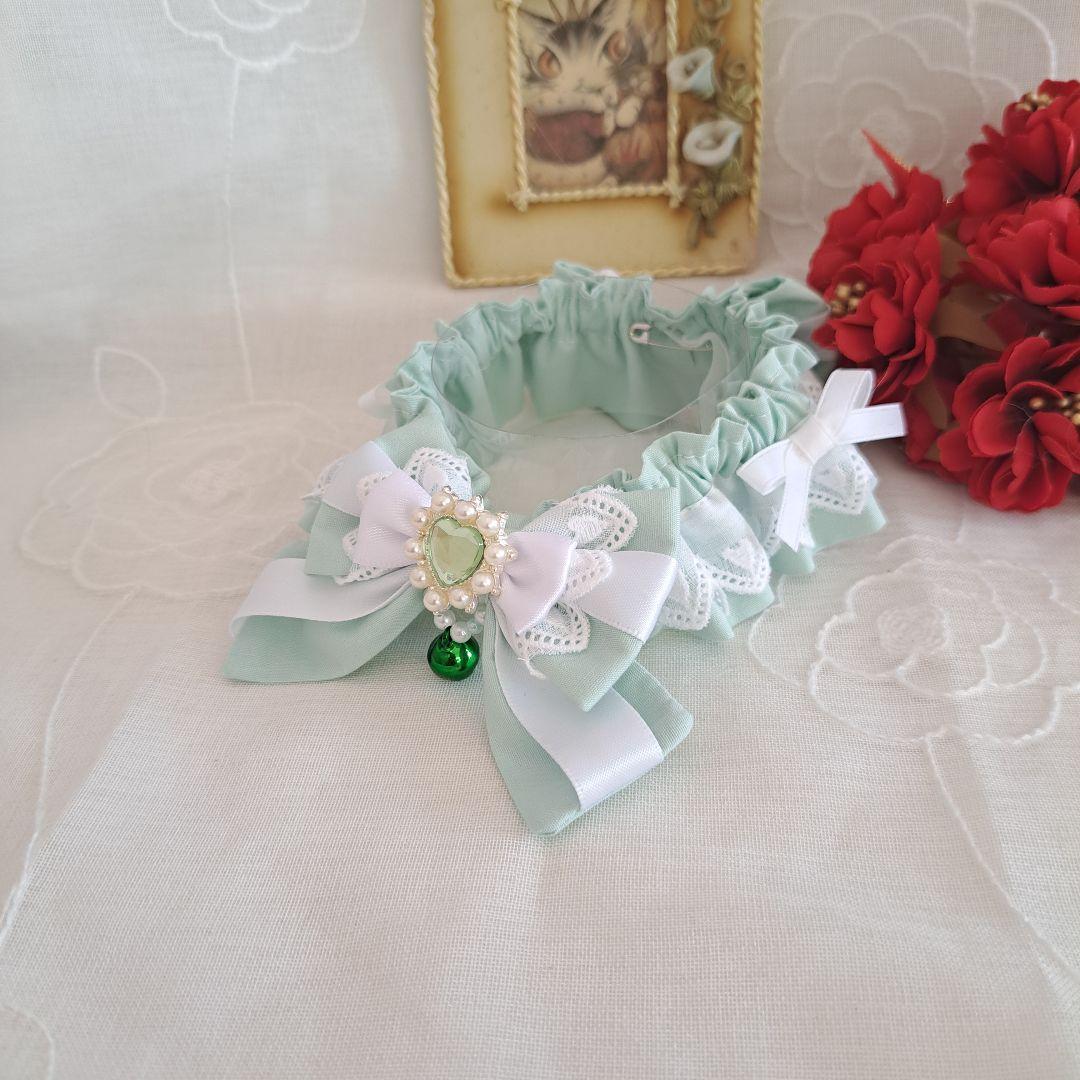 短毛シュシュ、バレンタインBOX(ミント)わんちゃん猫ちゃん用