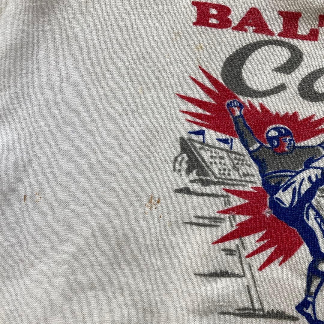 染み込みスエットvintageボルチモアコルツチームスエット