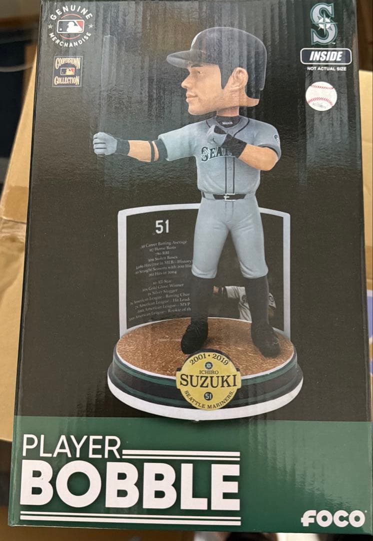 山*ん様 スズキ イチロー ICHIRO　ボブルヘッド　世界限定3000個 殿堂