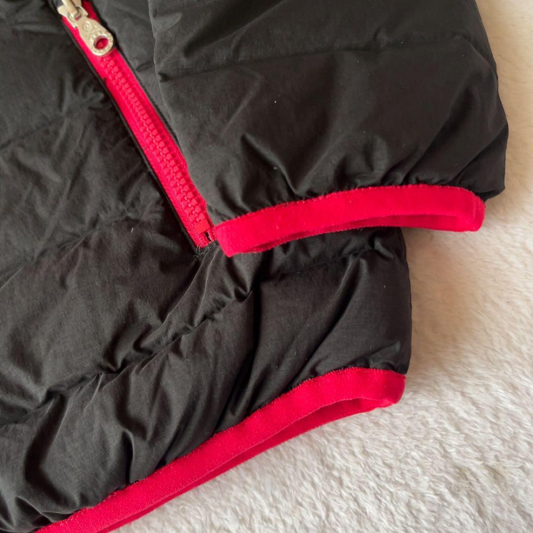 極美品　マークアンドロナ ダウンジャケット ブラック　ピンク　黒　ビッグロゴ