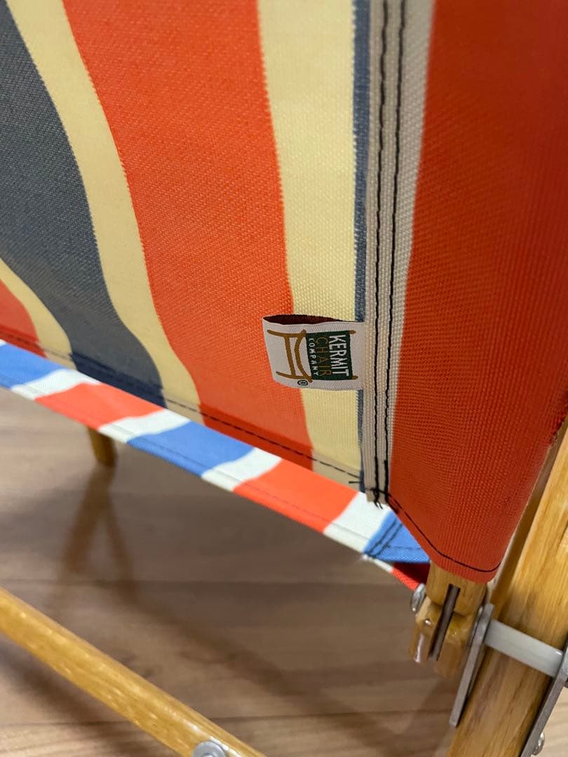 ネイタルデザイン レトロストライプ シート ＆ ケースセットカーミットチェア用