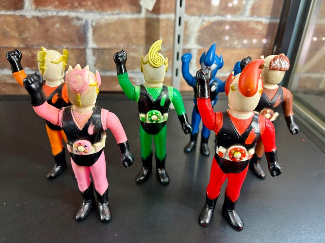 り*う様 当時物　忍者キャプター　ソフビ