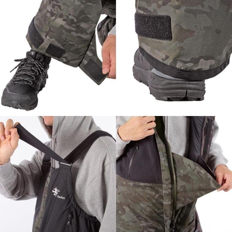 Foxfire　フロストレイクビブ　パンツ　XXL【新品】ブラックカモ　防水防寒
