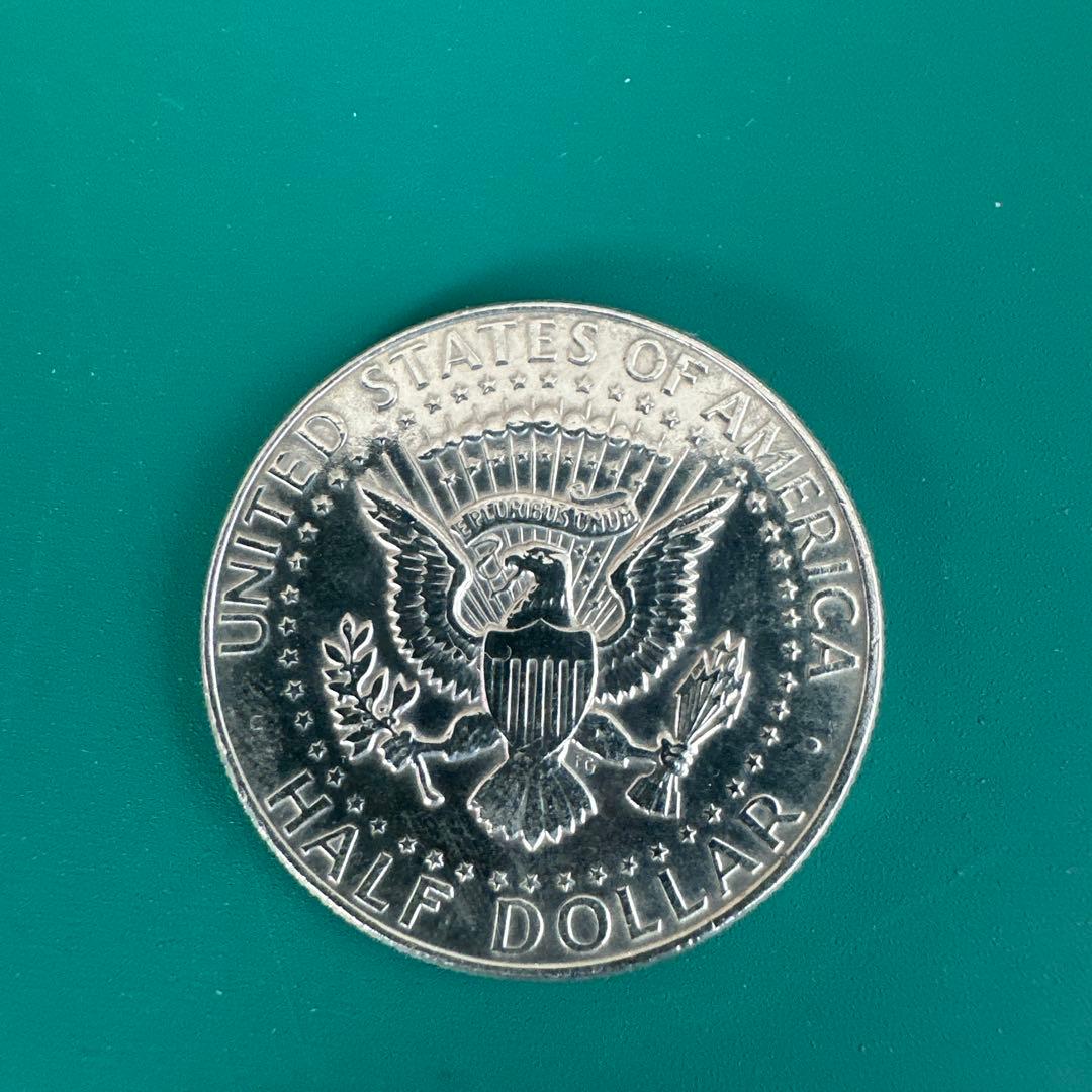 アメリカ　ケネディハーフダラー銀貨　1964年 品位:銀90%