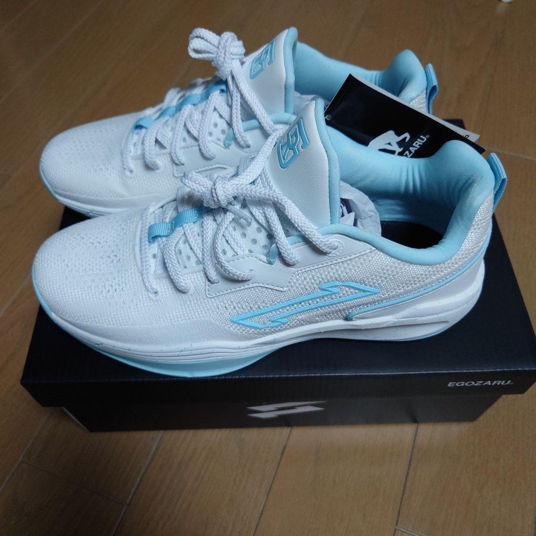 EGOZARU　エゴザル　RIKU1　ホワイト✕ブルー　新品　26.5cm