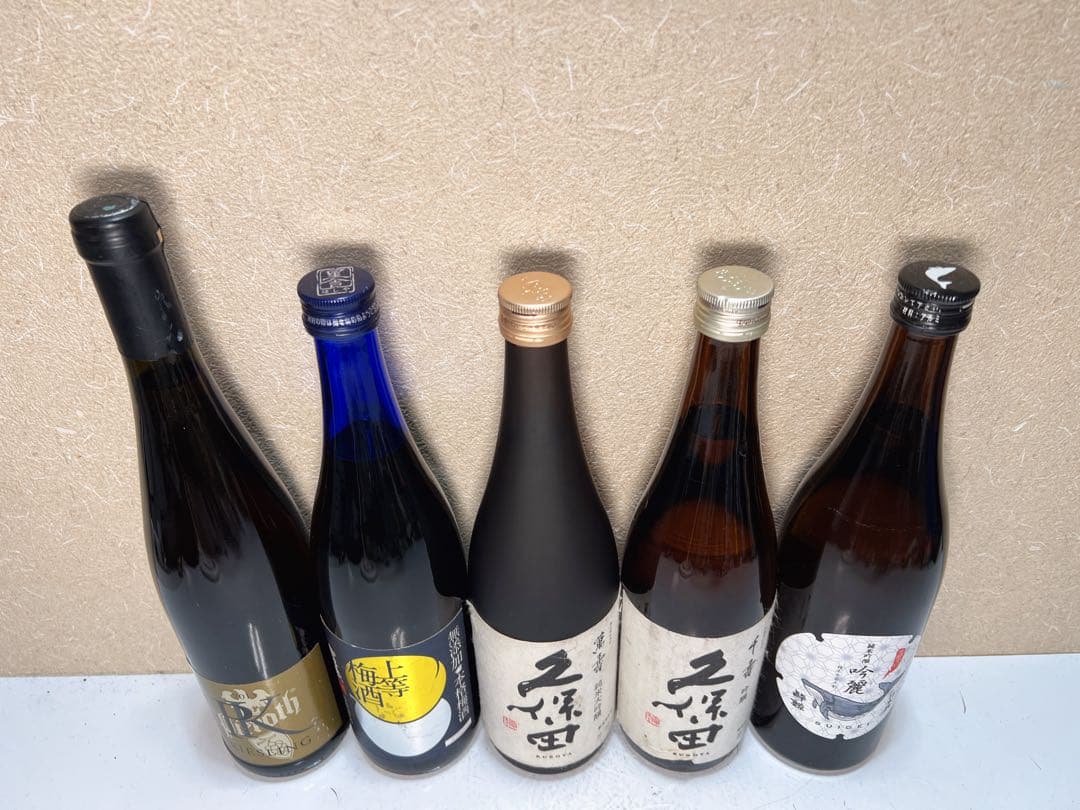 日本酒とその他のアルコール飲料5種類を厳選しました