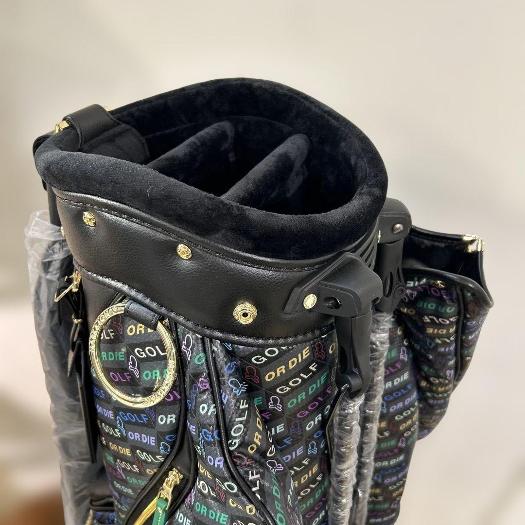新品❤️マークアンドロナ❤️GOLF OR DIE キャディバッグ