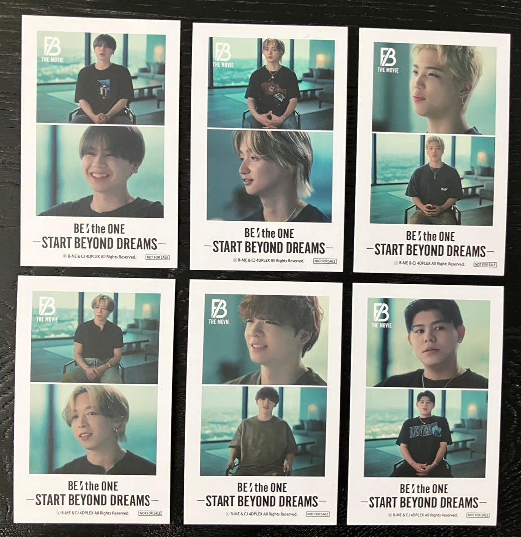 BE:FIRST 映画 入場特典 フォト風カード 5枚セット 10,000円