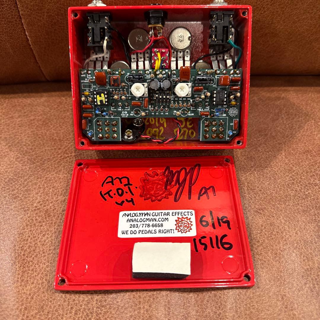 ギター Analogman KING OF TONE HI-GAIN RED SIDE