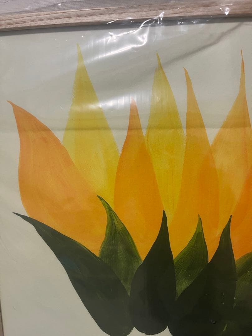 新品未使用品　IDEE 山口一郎　neo flower ポスター　（額装付き）