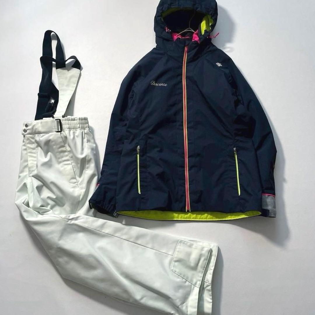 【Sky】DESCENTE スキーウェア 上下セット レディース 高機能