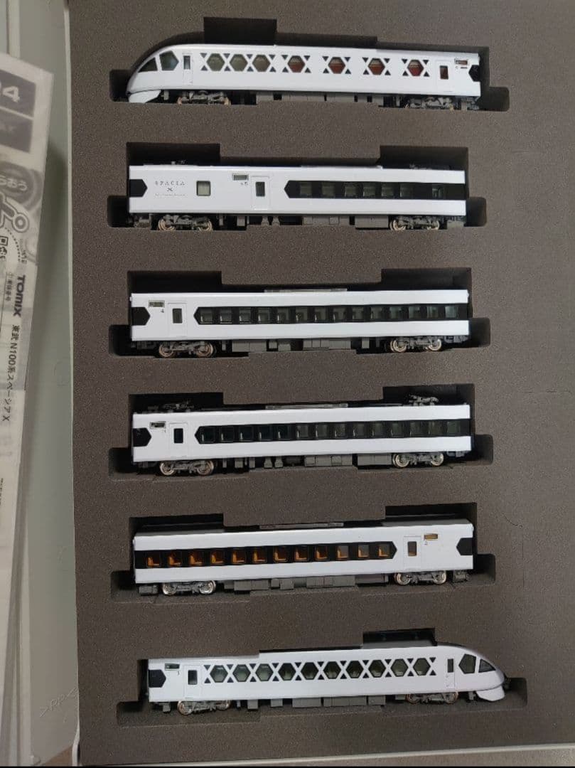 6両室内灯点灯 装飾点灯 東武 N100系 スペーシアX 98824