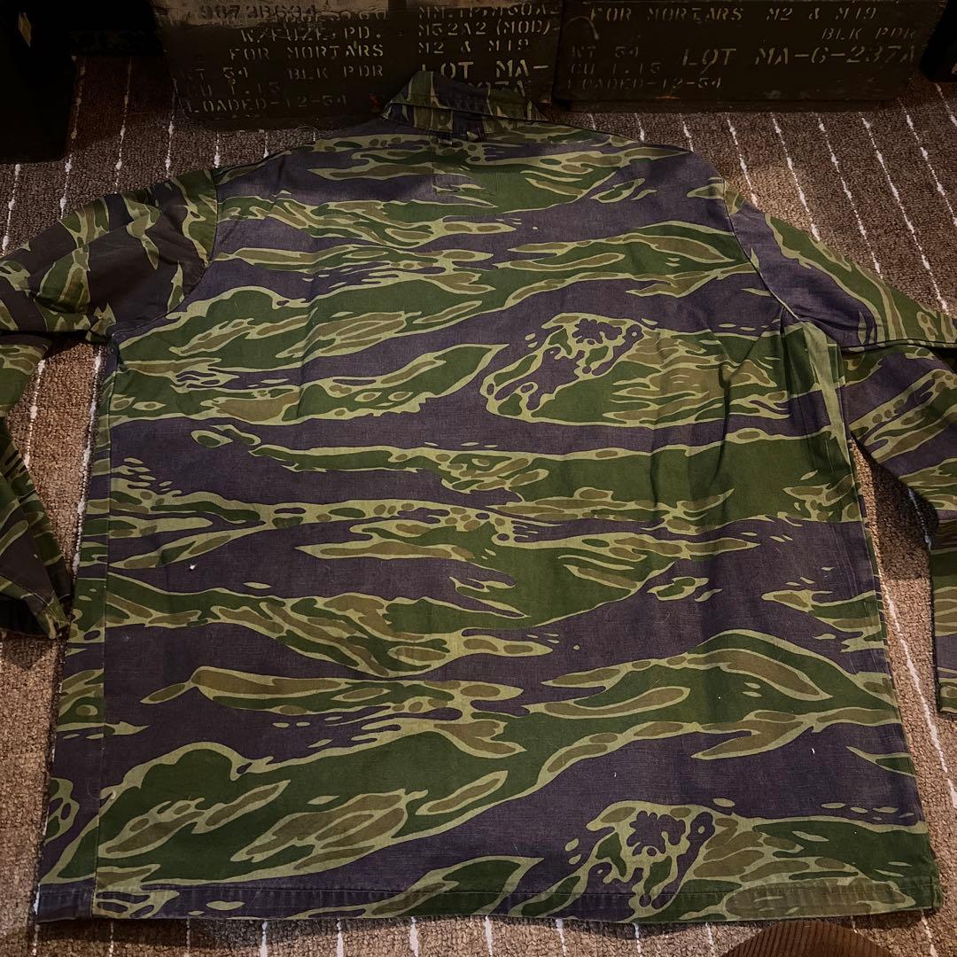希少サイズ　当時物　ベトナム戦　タイガーストライプ　XL相当