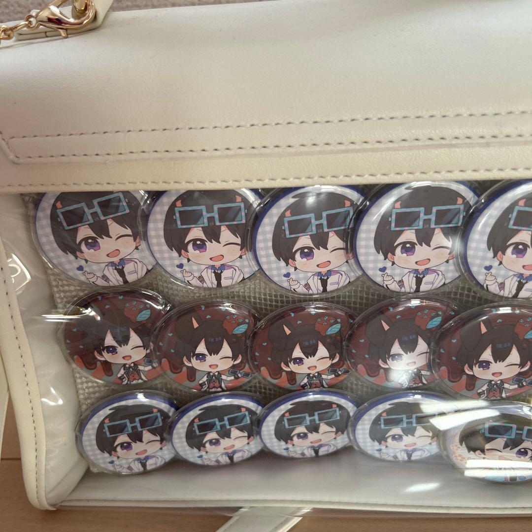 ポケカメン　缶バッジ　リングライト