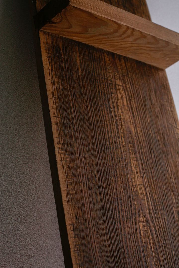 裁ち台　展示台　飾り棚　杉材　古材　無垢材　ローボード　店舗什器　古家具　古道具