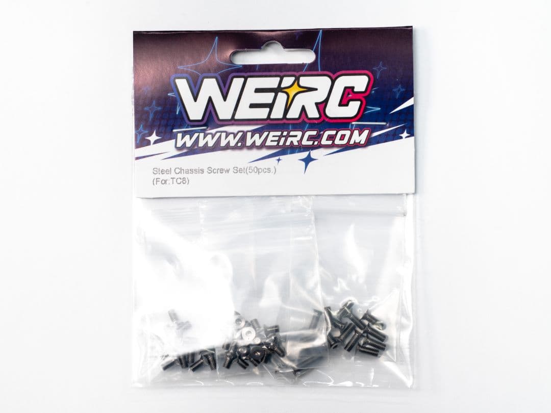 ヨシWEiRC TC8用スチールシャーシセット*1 予備ビス*1