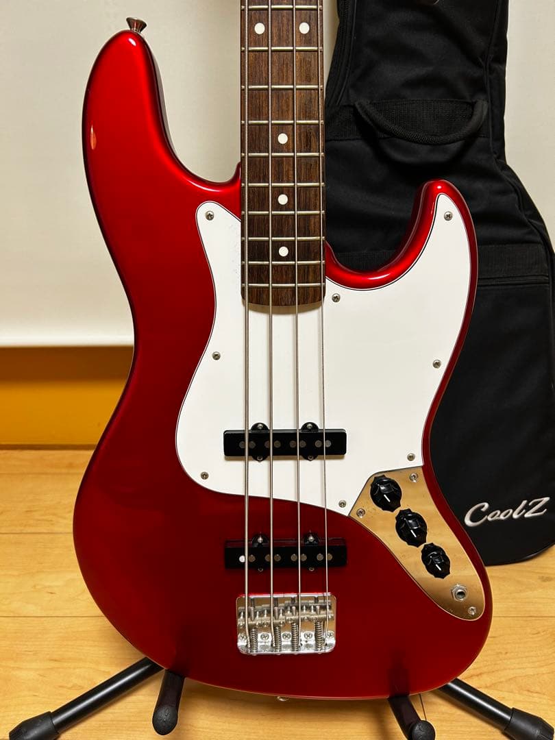 美品　CoolZ ZJB-M1R ジャズベース　純正ソフトケース付