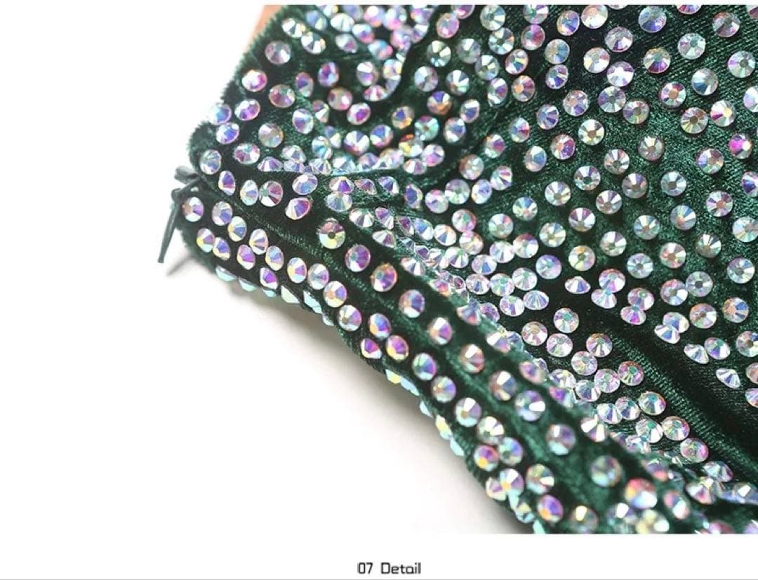 社交ダンスドレス（赤・緑・黒）