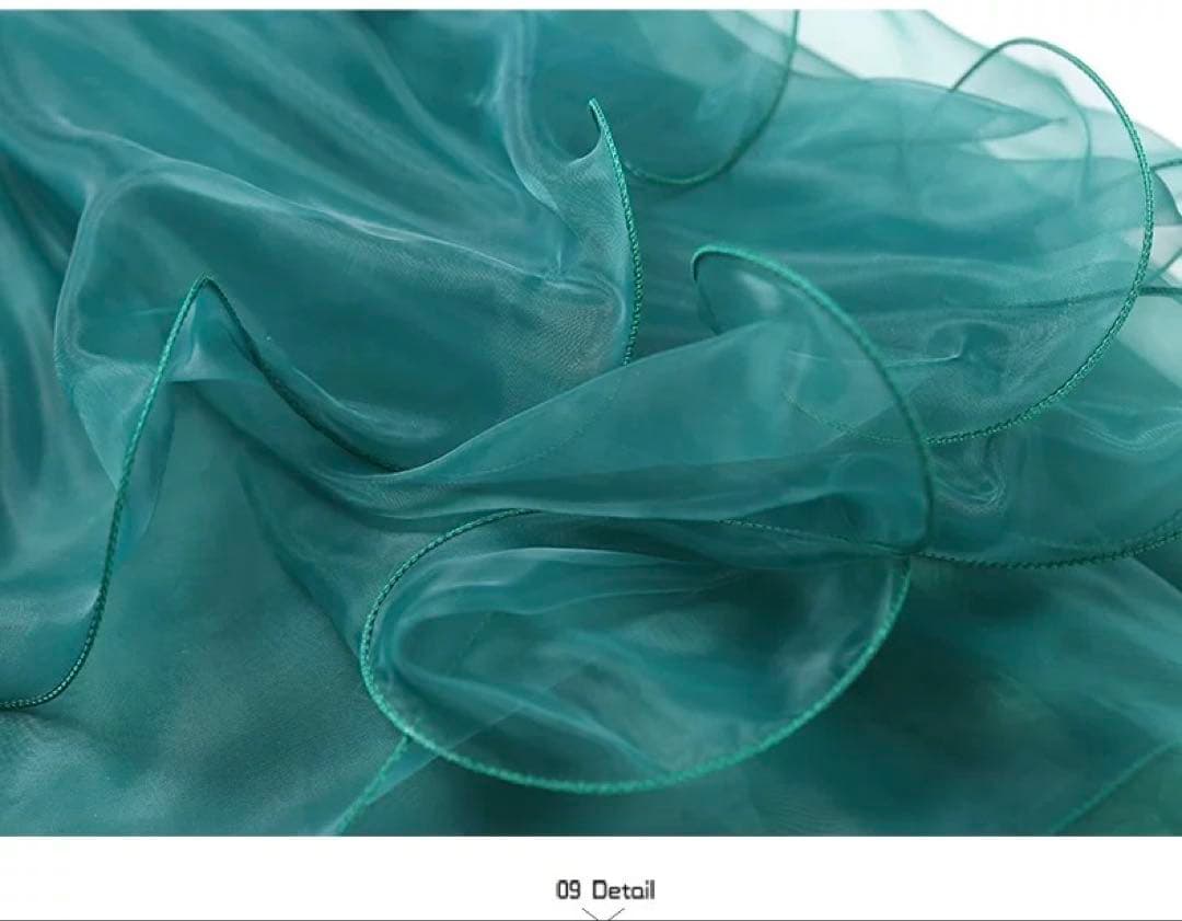 社交ダンスドレス（赤・緑・黒）