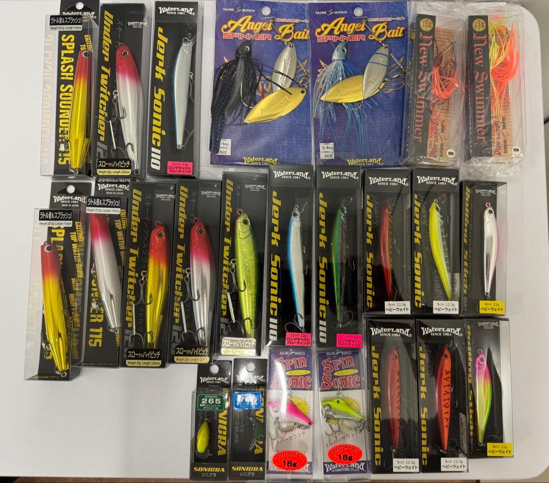 ルアーセット完全版(シマノ、ウォーターランド、DUO、ジャッカル、ポケモン)