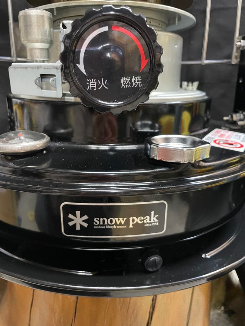 【カスタム済】スノーピーク タクード KH-002BK石油こんろストーブ＋収納袋