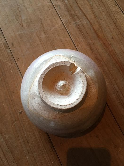 大和松緑 萩焼 茶碗 共箱付 中古 古物 19.01.11-2