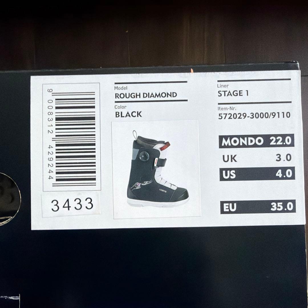 DEELUXE 子ども用スノーボードブーツ 22.0 22/23