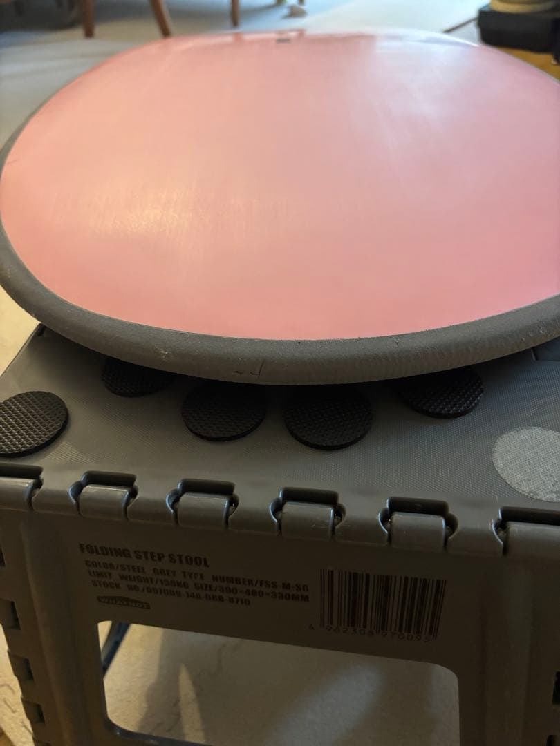 サーフボード　CRIME 7'6 グレーピンク