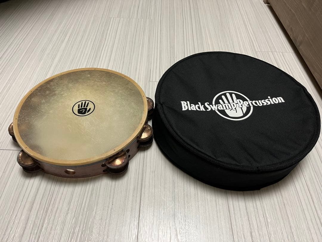 Black Swamp TD1 Chromium 25 タンバリン　ケース付き