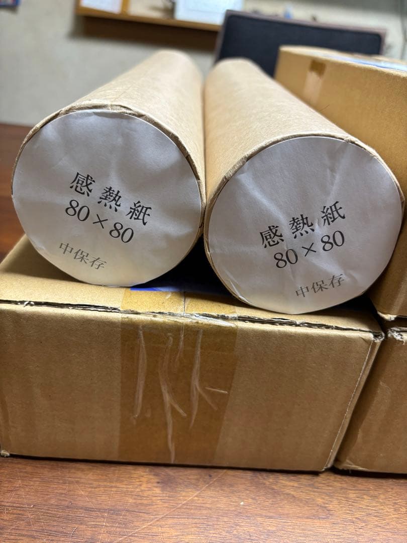 スマレジ　レシート用紙　80×80  5本入×8ケース