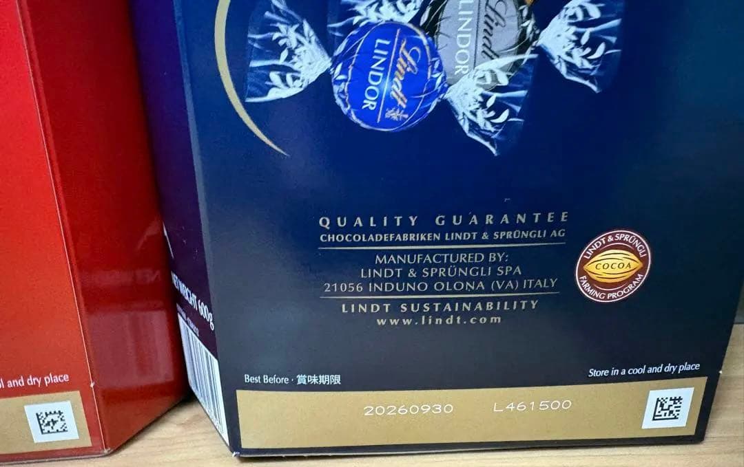 リンツ リンドール ゴールド、ダーク ミルク&ホワイト各600g 約48個チョ