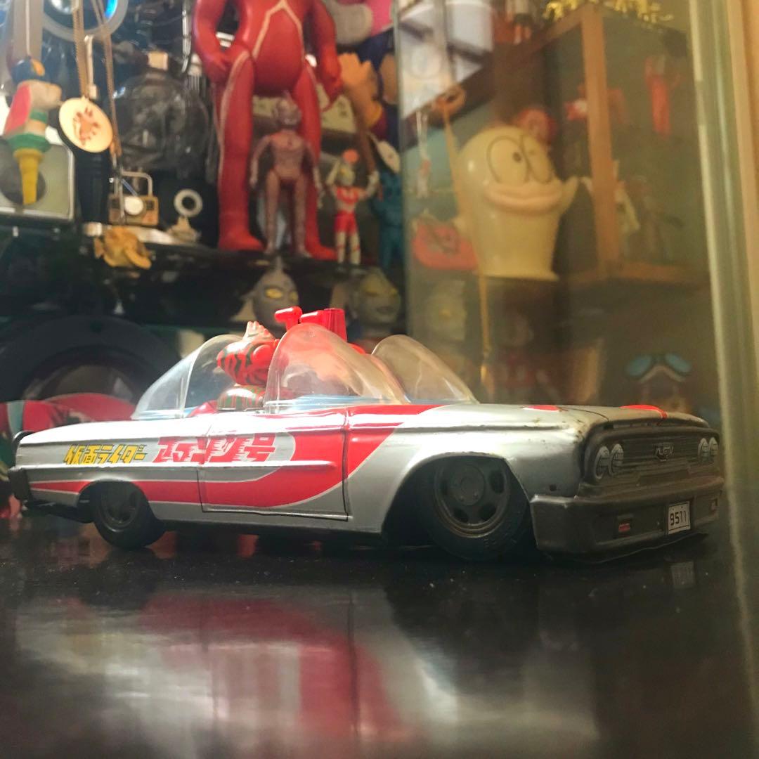 仮面ライダーアマゾン　当時物ブリキ　アマゾン号